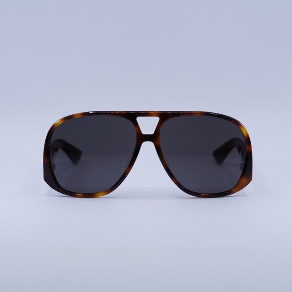 🕶️ New Saint Laurent SL652/F SOLACE 002 Sunglasses - Shiny Medium Havana Frame - Picture 2 of 11